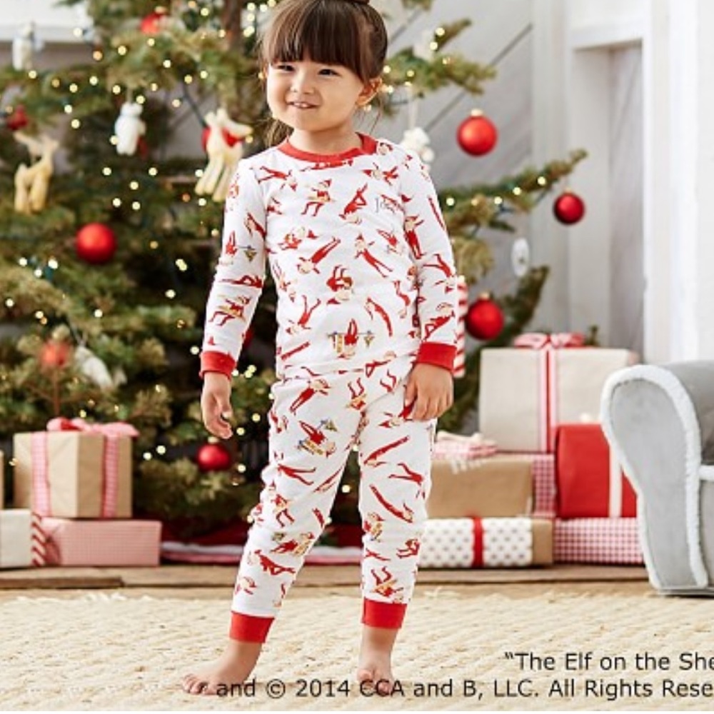 Elf on the Shelf x Pottery Barn pajamas